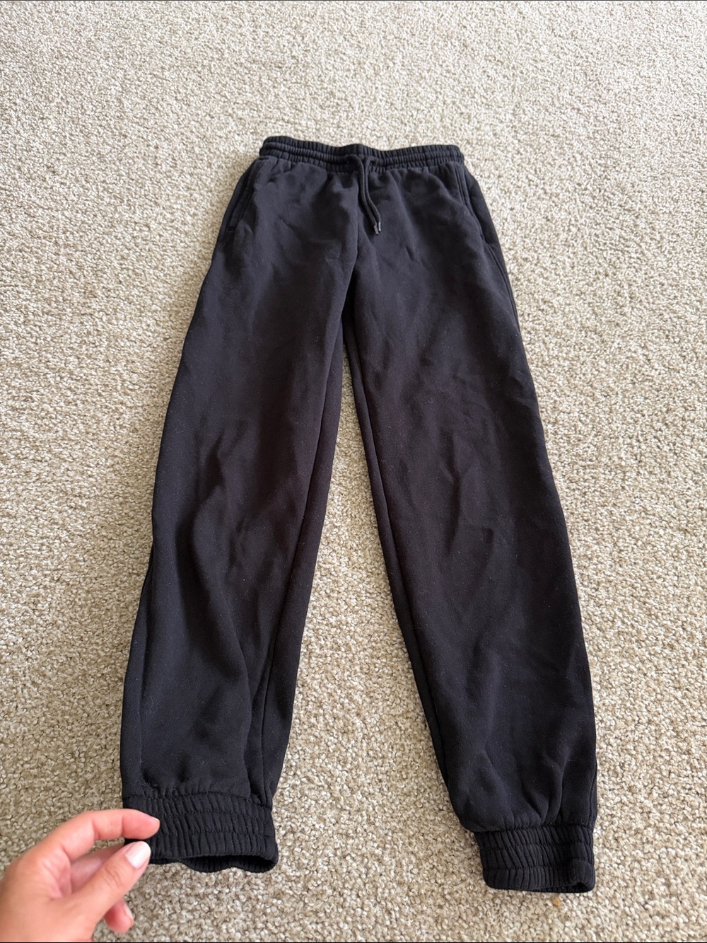 H&M Black Elastic Waist Joggers